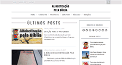 Desktop Screenshot of alfabetizacaopelabiblia.com.br