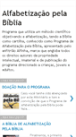 Mobile Screenshot of alfabetizacaopelabiblia.com.br
